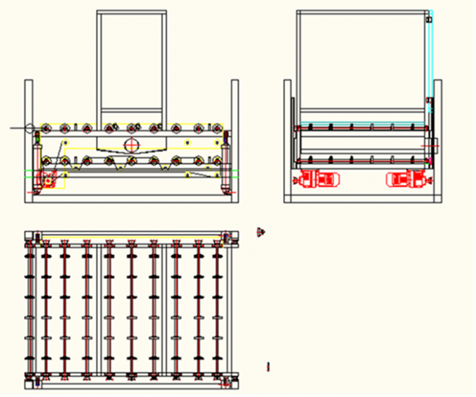Máquina de pulverización de cristal de los parabrisas para la cadena de producción de cristal auto sistema del talco