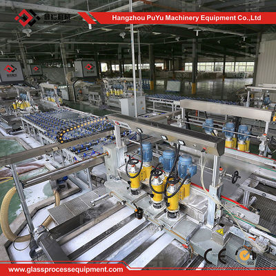 China Máquina de pulir de cristal de los ejes de alta velocidad en el vidrio que procesa la maquinaria proveedor