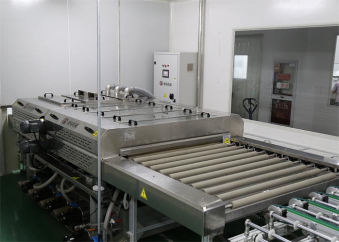 1300 milímetros de equipo de la limpieza de cristal para el panel de cristal del picovoltio/la lavadora horizontal
